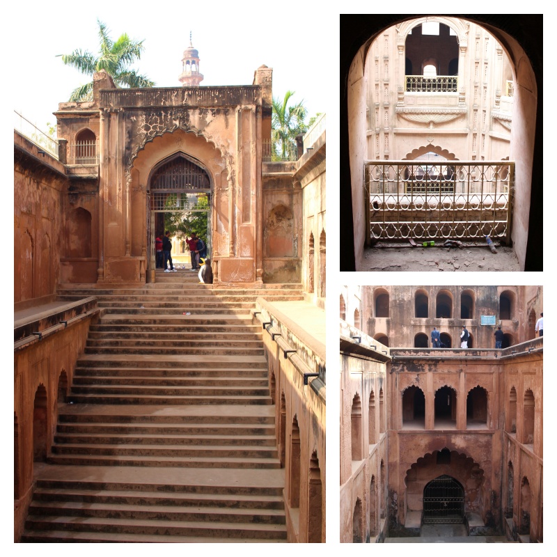 shahi baoli, bara imam bara complex, royal stepwell, lucknow, uttar pradesh, india